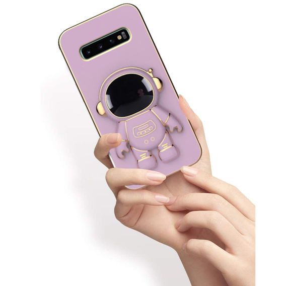 Чoхол до Samsung Galaxy S10, Astronaut, фіолетовий