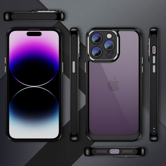 Чохол для iPhone 15 Pro, ERBORD Impact Guard, чорний