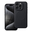 ERBORD Чехол Silicone Mag Cover для iPhone 15 Pro, чёрный
