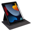 Чехол для iPad 10.2" 2021/2020/2019 (9/8/7 gen.), с местом для стилуса, поворачивающийся на 360°, чёрный