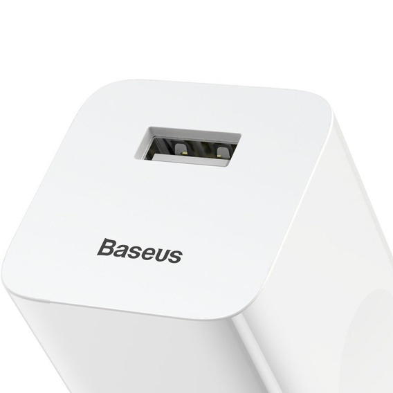 Baseus Mirror LED 4-Port USB QC3.0 Uniwersalna Ładowarka Sieciowa - Black