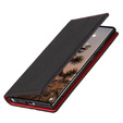 Кожаный чехол для Samsung Galaxy S22 Ultra, ERBORD Grain Leather, чёрный