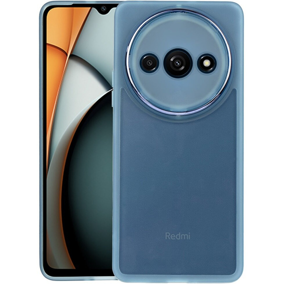 Тонкий корпус для Xiaomi Redmi A3, Slim, прозрачный / синий