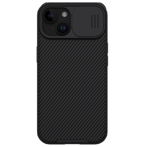 бронированный чехол Nillkin для iPhone 15 Plus, CamShield Pro, чёрный