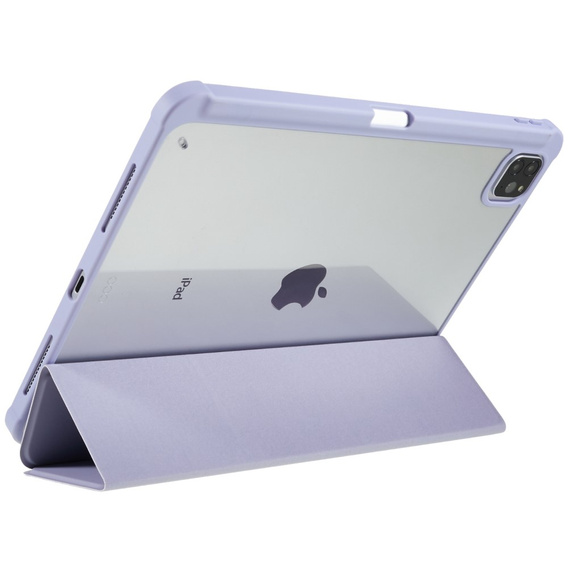 Чохол для iPad Pro 12.9" 2022/2021/2020 (6/5/4 gen.), Smartcase Hybrid, з місцем для стилуса, фіолетовий