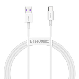 BASEUS Wisdom Kaбель TYPE-C 150CM/5A (2 sztuki) - White