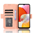 Футляр з клапаном для Samsung Galaxy A15 4G / 5G, Card Slot, рожевий