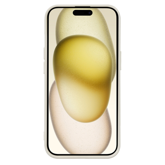 Чoхол до iPhone 15 Plus, Silicone Lite, бежевий