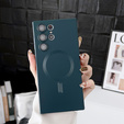 Чохол для Samsung Galaxy S24 Ultra, ColorMag, для MagSafe, зелений