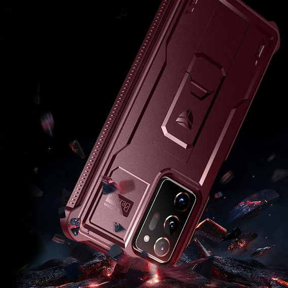 Бронированный чехол для Samsung Galaxy Note 20 Ultra, Dexnor Full Body, красный