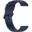 Силиконовый ремешок 20mm, Midnight Blue/Black Buckle