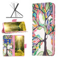Откидной чехол для Samsung Galaxy A05s, Wallet, Tree of life, белый