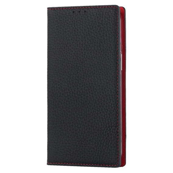 Чохол-книжка для iPhone 14 Pro Max, Litchi Skin Grain, чорний