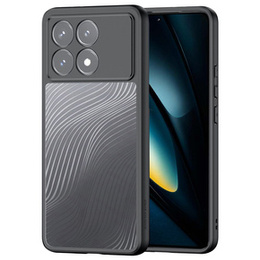 Чехол DuxDucis для Xiaomi Poco F6 Pro, Aimo case, прозрачный / черный
