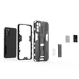 Чoхол до Oppo Reno6 5G, Military kickstand, сірий