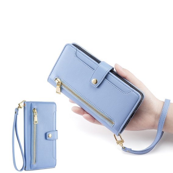 Чохол-книжка для iPhone 14 Pro, Wallet Zipper Pocket, м'яти