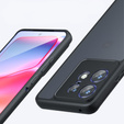 Чехол для Motorola Edge 50 Pro 5G, Fusion Hybrid, с защитой камеры, прозрачный / черный