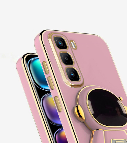 Чехол до Infinix Hot 50 Pro+ 4G, Astronaut, фиолетовый