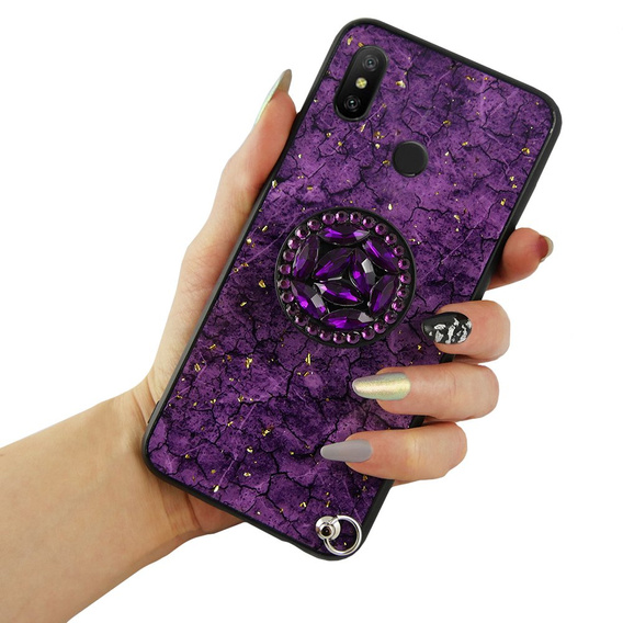 Чехол Epoxy Gold Xiaomi Mi A2 Lite, Purple