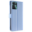 Откидной чехол для Oppo Reno 11F 5G, Wallet Zipper Pocket, синий