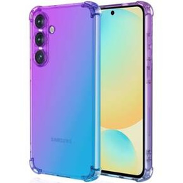 Чехол для Samsung Galaxy S24 FE, Gradient Dropproof, Фиолетовый / синий