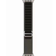 Нейлоновый ремешок до Apple Watch 1/2/3/4/5/6/7/8/SE/ULTRA 42/44/45/49 MM, Black / Green