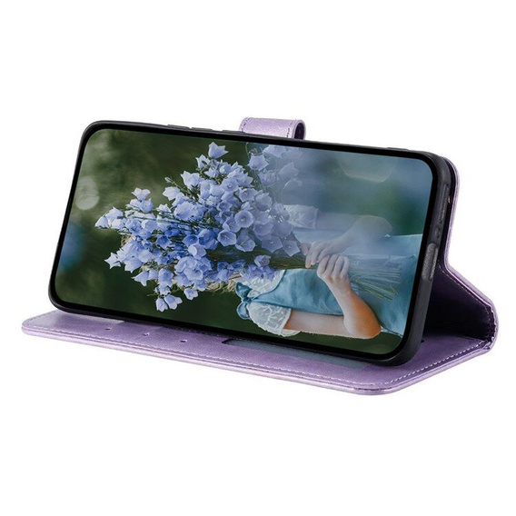 Откидной чехол для Samsung Galaxy A55 5G, Mandala Flower, зелёный
