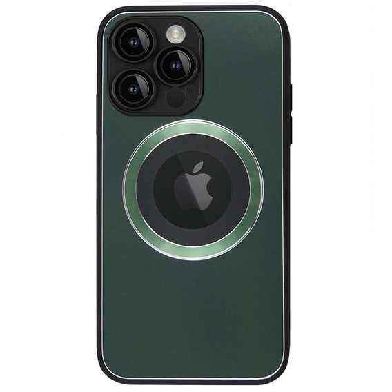 Чoхол до MagSafe до iPhone 14 Pro, Hole for Apple Logo, зелений