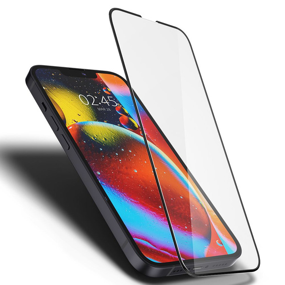 Стекло Spigen Glass TR Slim FC iPhone 13 Mini, Black