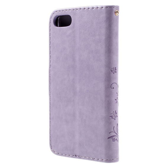 Чохол-книжка для iPhone 7/8/SE 2020/SE 2022, Butterfly, фіолетовий