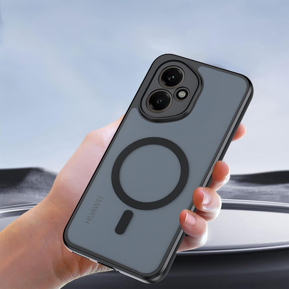 Чехол для Honor 400 5G, для MagSafe, ERBORD Matt Case, чёрный