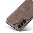 Чохол-книжка для Samsung Galaxy S23, ERBORD Retro, коричневий