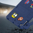 Дитячий чохол для планшета iPad mini 7.9" 2019/2015/2014/2013/2012 (5/4/3/2/1 gen.), Cute Patterns, з підставкою, темно-синій