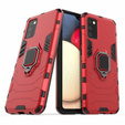 Чoхол до Samsung Galaxy A02S, Kickstand Ring, червоний