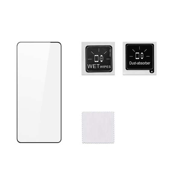 Загартоване скло для Xiaomi Redmi Note 13 5G, Dux Ducis на весь екран, чорна рамка