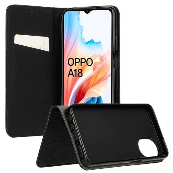 Чохол для Samsung Galaxy M34 5G, Smart Magnet, чорний + скло 9H