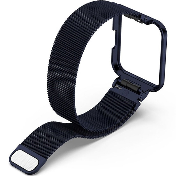 Металический браслет с чехлом для часов Xiaomi Redmi Watch 2 Lite, Dark blue