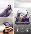 Бронированный чехол для Samsung Galaxy S22, Dexnor Full Body, фиолетовый