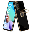 Чехол до Xiaomi Redmi 10, Electro Ring, чёрный