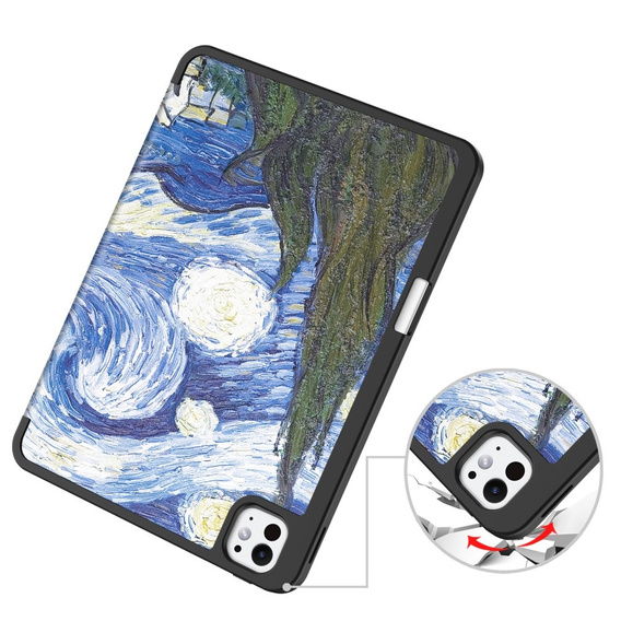 Чохол для iPad Pro 11 2024, Smartcase, oil painting