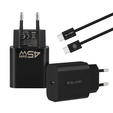 Сетевое зарядное устройство Blavec GaN4 45 Вт USB-C PD/QC с USB-C - Кабель USB-C для устройств с USB-C: смартфонов, планшетов и легких ноутбуков