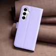 Чохол-книжка для Samsung Galaxy S23 FE, BINFEN Wallet, фіолетовий + скло 9H