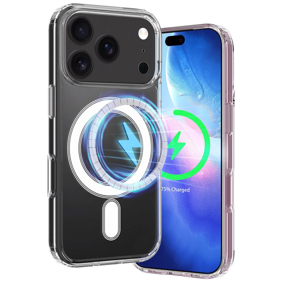 Магнитный чехол TPU + акрил для iPhone 17 Pro (совместим с MagSafe)