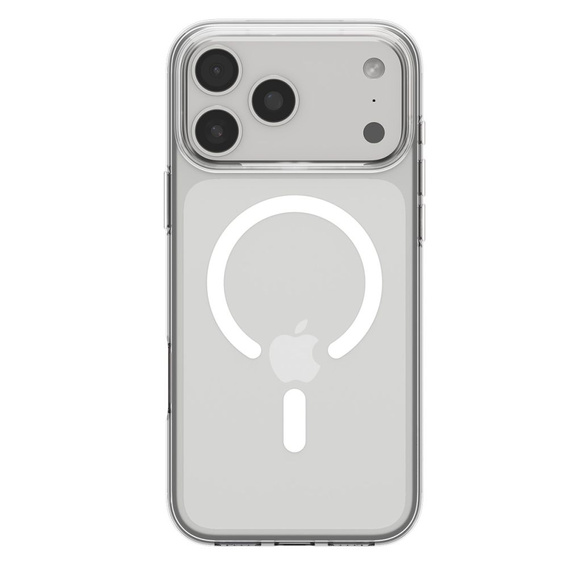 Чохол Spigen для iPhone 17 Pro Max, рідкокристалічний MagSafe, прозорий/білий