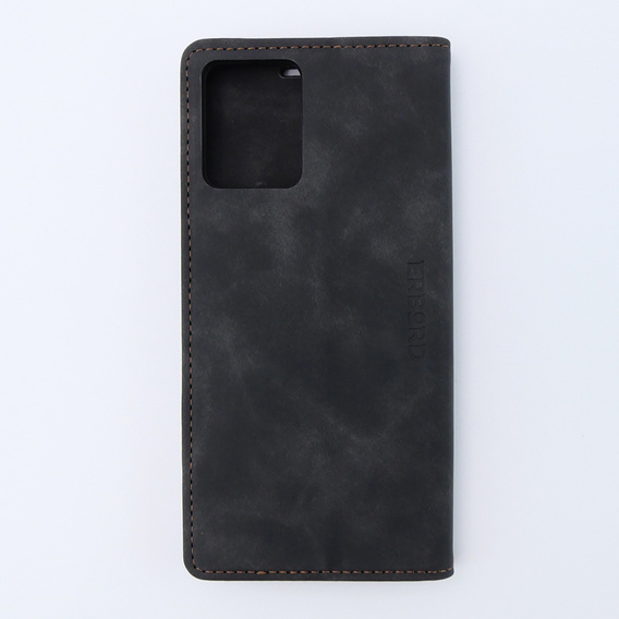 Чехол для Motorola Moto G53, ERBORD Vintage, бумажник с клапаном, чёрный