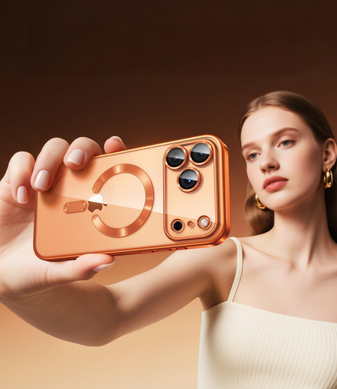 Магнитный чехол с защитой объектива для iPhone 17 Pro Max
