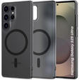Чехол до Samsung Galaxy S25 Ultra, GKK Leather, чёрный