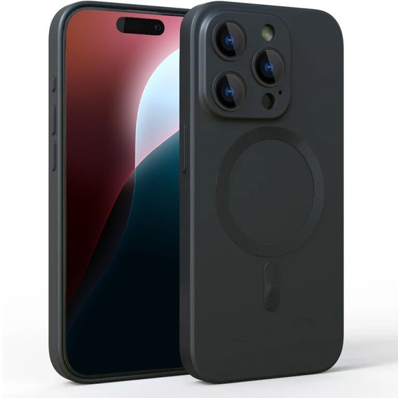 Чехол для iPhone 16 Pro, ColorMag, для MagSafe, чёрный