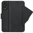 Откидной чехол для Oppo A58 4G, Card Slot, чёрный
