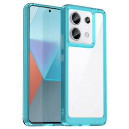 Чехол до Xiaomi Redmi Note 13 Pro 5G, Fusion Hybrid, прозрачный / синий
